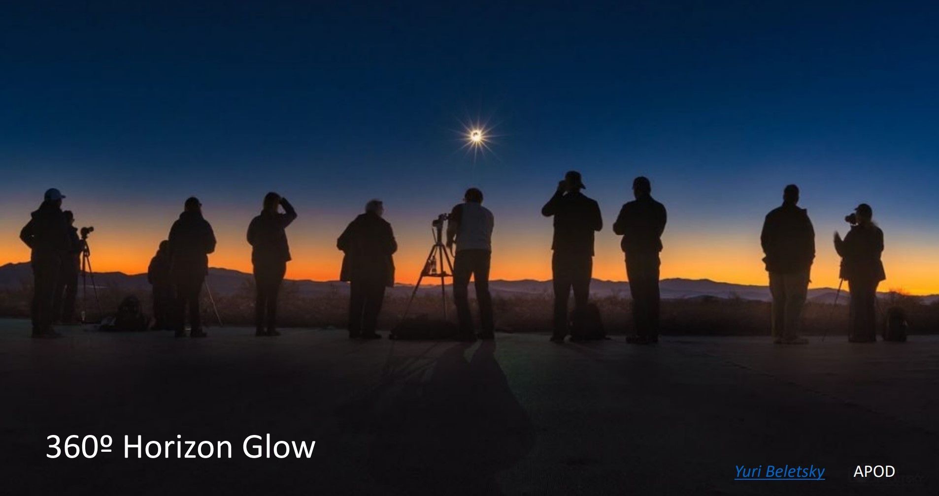 360 degrees horizon glow