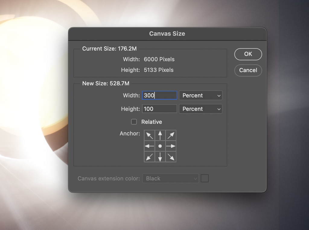 Increase Canvas Size