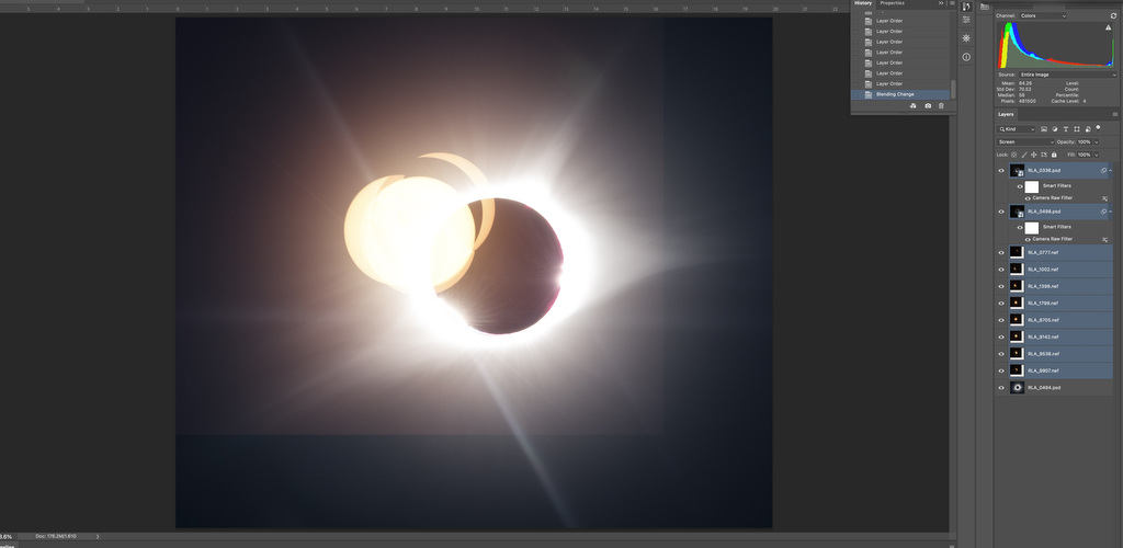 Change Blending Mode To Screen