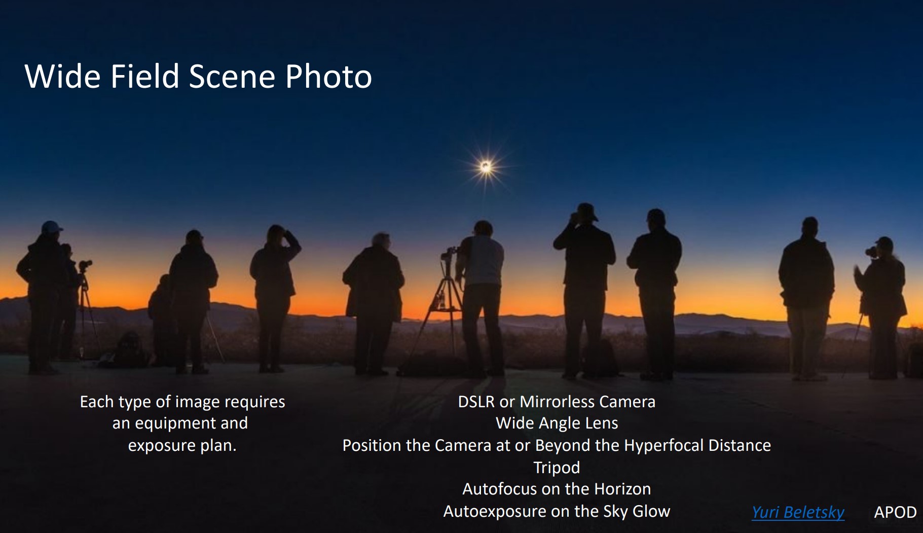 wide field scene photo