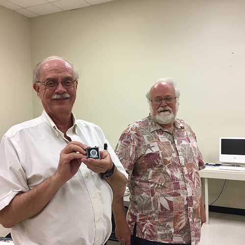 Karl receives award from Night Sky Network