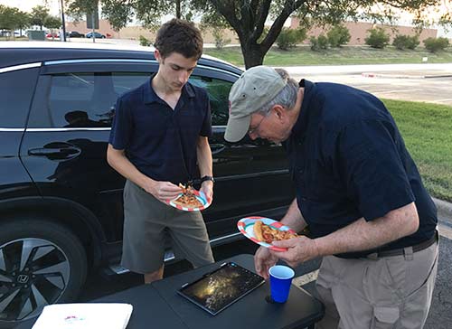 Examining Milky Way photo