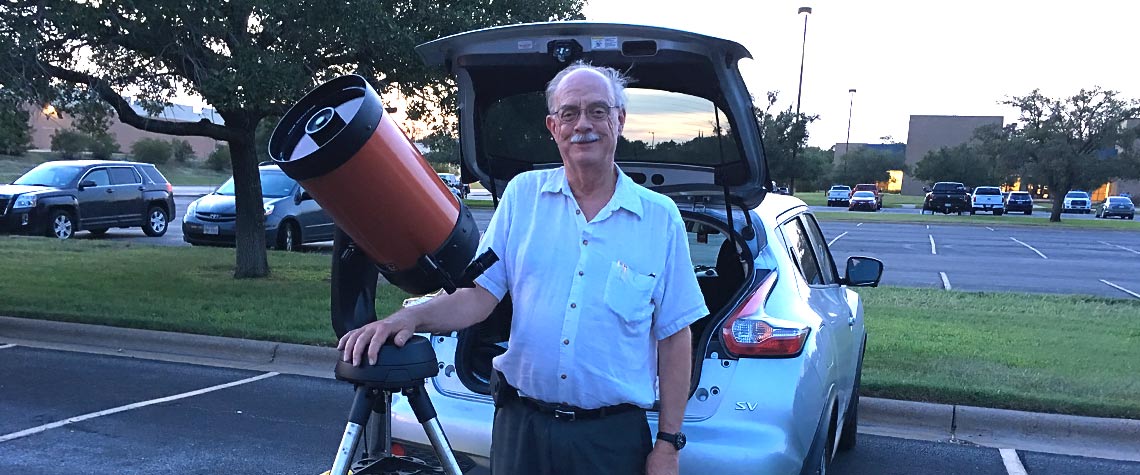 Karl Aufderheide participates in Planetpalooza community outreach program