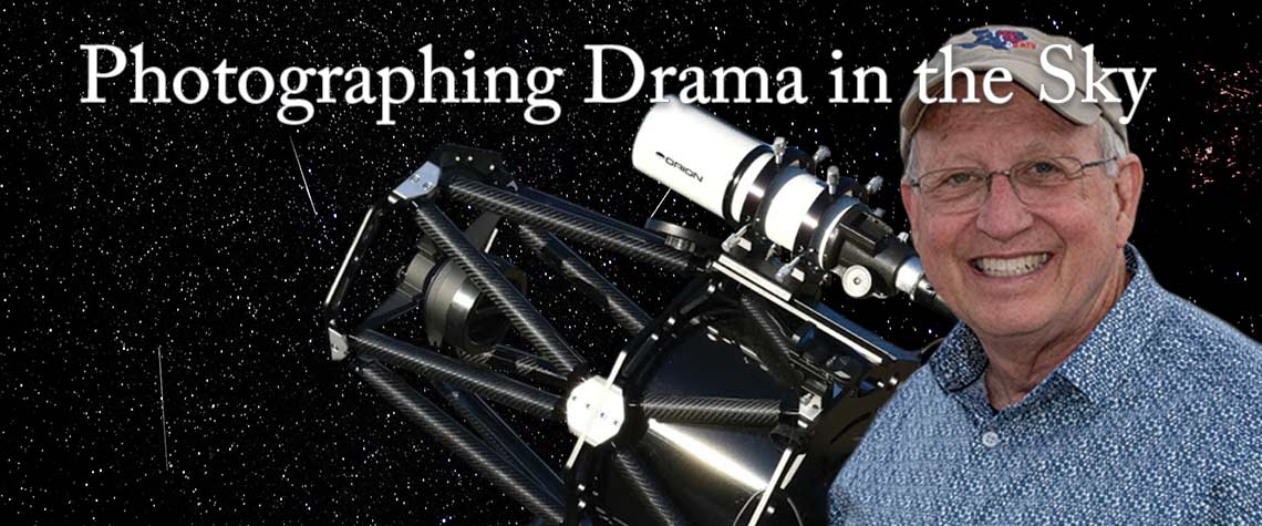 photographing meteor showers