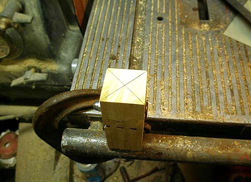 short end is center drilled for bolt