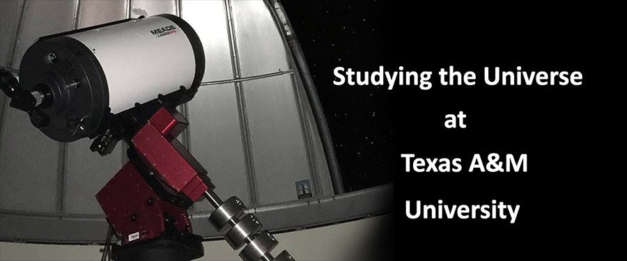 TAMU telescope in observatory