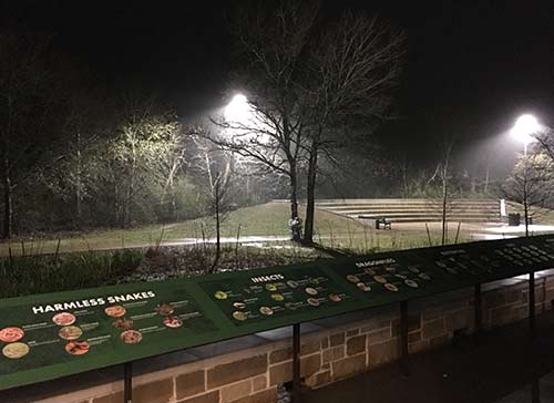 It was a cold, wet evening