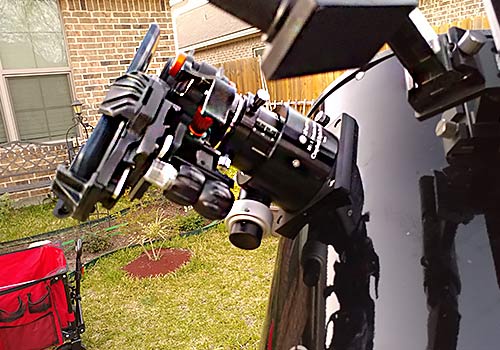 front view smartphone adapter