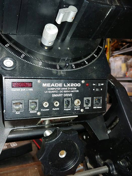 drive system of Meade telescope