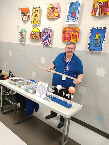 Tom Campbell at River Bend Elementary School