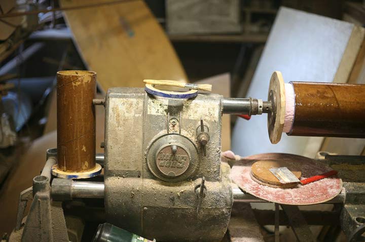 two plywood rings made of plywood