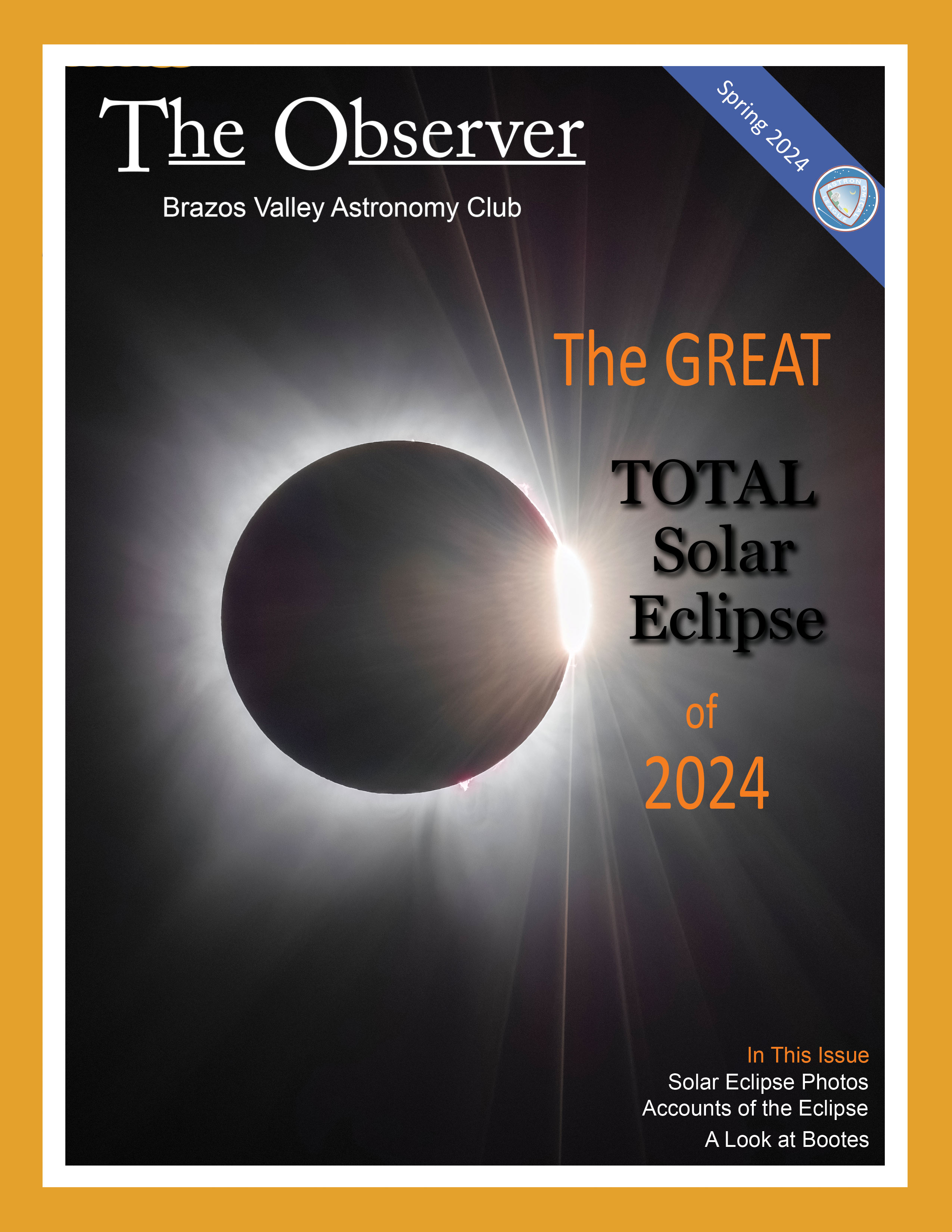 Diamond Ring Effect on Total Solar Eclipse of 2024