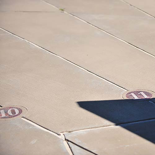 Sundial at Visitprs' Center