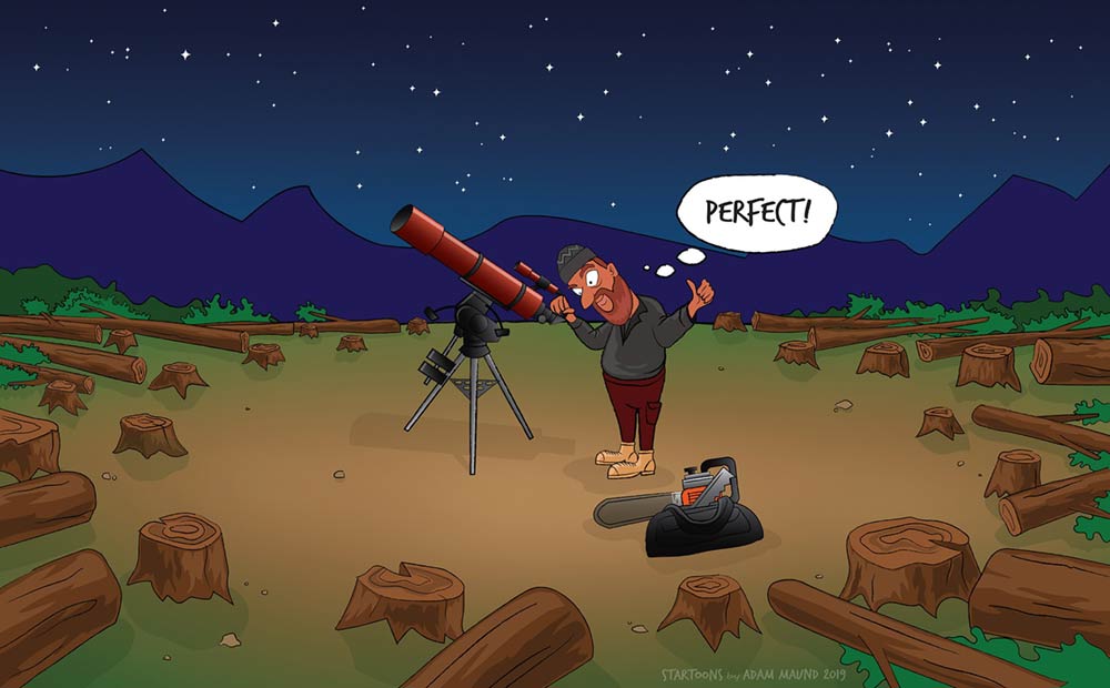astronomy cartoon
