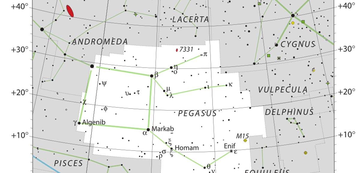 Pegasus IAU and Sky and Telescope magazine by Roger Sinnott and Rick Fienberg