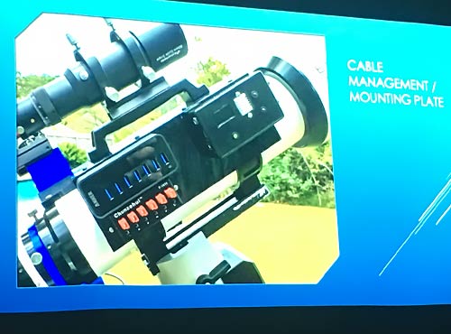 cable management mounting plate