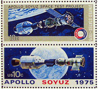 Space program stamp