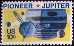 Space program stamp