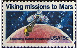 Space program stamp